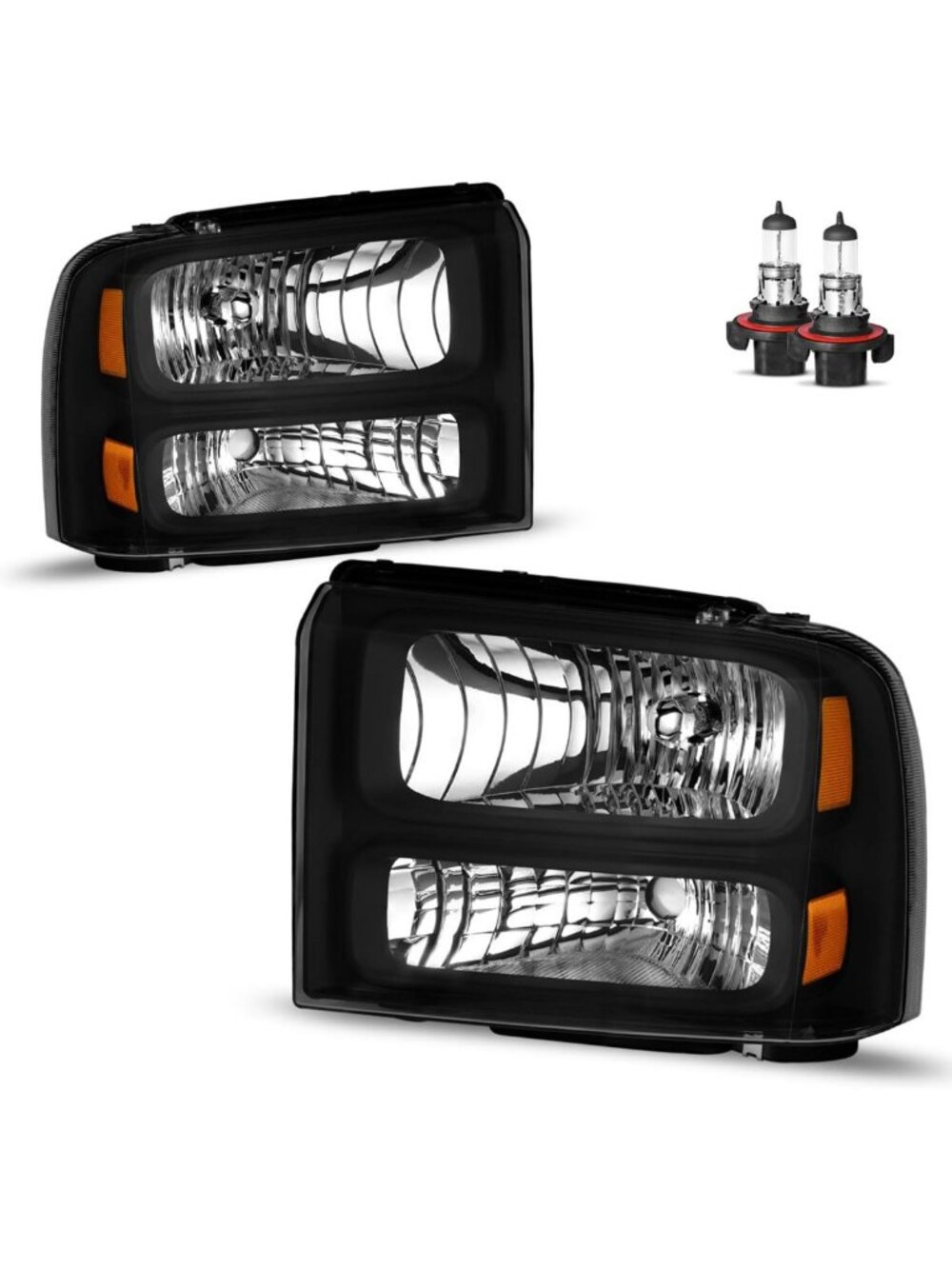 2005-2007 Truck Headlights with Bulbs - Bright, Durable, Easy Install for
